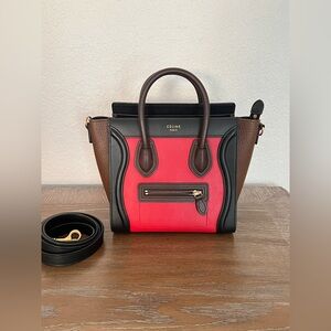Sold - Pre Owned Celine Luggage Tricolor Bag